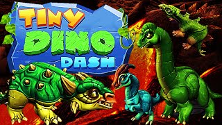 دایناسورها خیلی زیبا می دوند 🦕🦖🐉🐲  - Tiny Dino Dash GamePlay 🎮📱