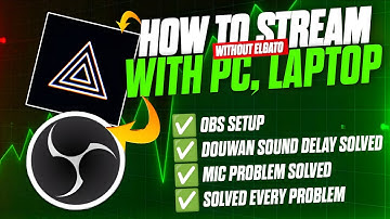 HOW TO LIVE STREAM BGMI ON YOUTUBE USING OBS STUDIO AND DOUWAN 🔥 Laptop/Phone Livestream Setup