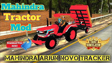 Bus Simulator Indonesia Me Mahindra Arjun Novo Tractor Mod Download Kaise kare | Tractor mod BUSSID