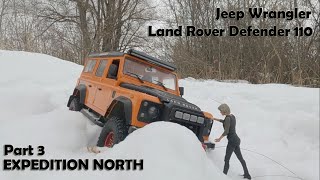 Jeep Wrangler -Defender 110 EXPEDITION NORTH - Part 3 РСТрофи 54 рус Путешествие на север Часть 3