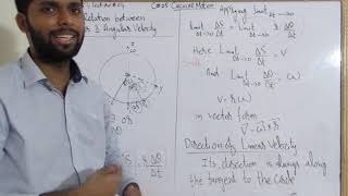 Relation  between angular and linear quantities prove v=rω and a=rα|ch5Circular Motion|Inter part1