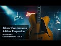 A minor - Minor Confessions (Bluesy Jazz Guitar Backing Track)
