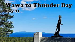 Day 11 - 2024 Ep 31 - Old Guy, an old Goldwing & an old Mini Mate – On to Wawa and Thunder Bay