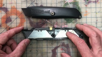 The Stanley 99 -How to change the blade