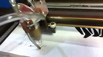 Mach3 40W Co2 Laser  DXF convert to G-Code Program Moving Test(By TOMOTM)