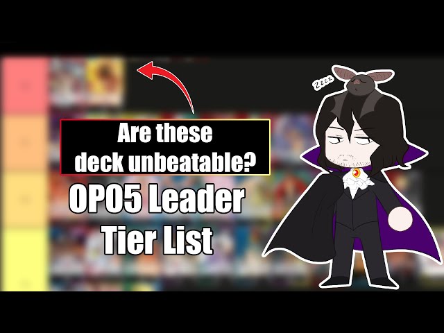 One Piece Card Game Meta Tier List (OP-05) - January 2024 • DotGG