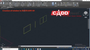3D Windows Creation in AutoCADD ಕನ್ನಡ-CADD nest