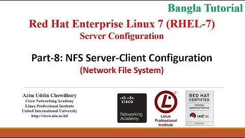 Linux Server (RHEL-7/CentOS-7)_Part-08-NFS Server-Client Configuration