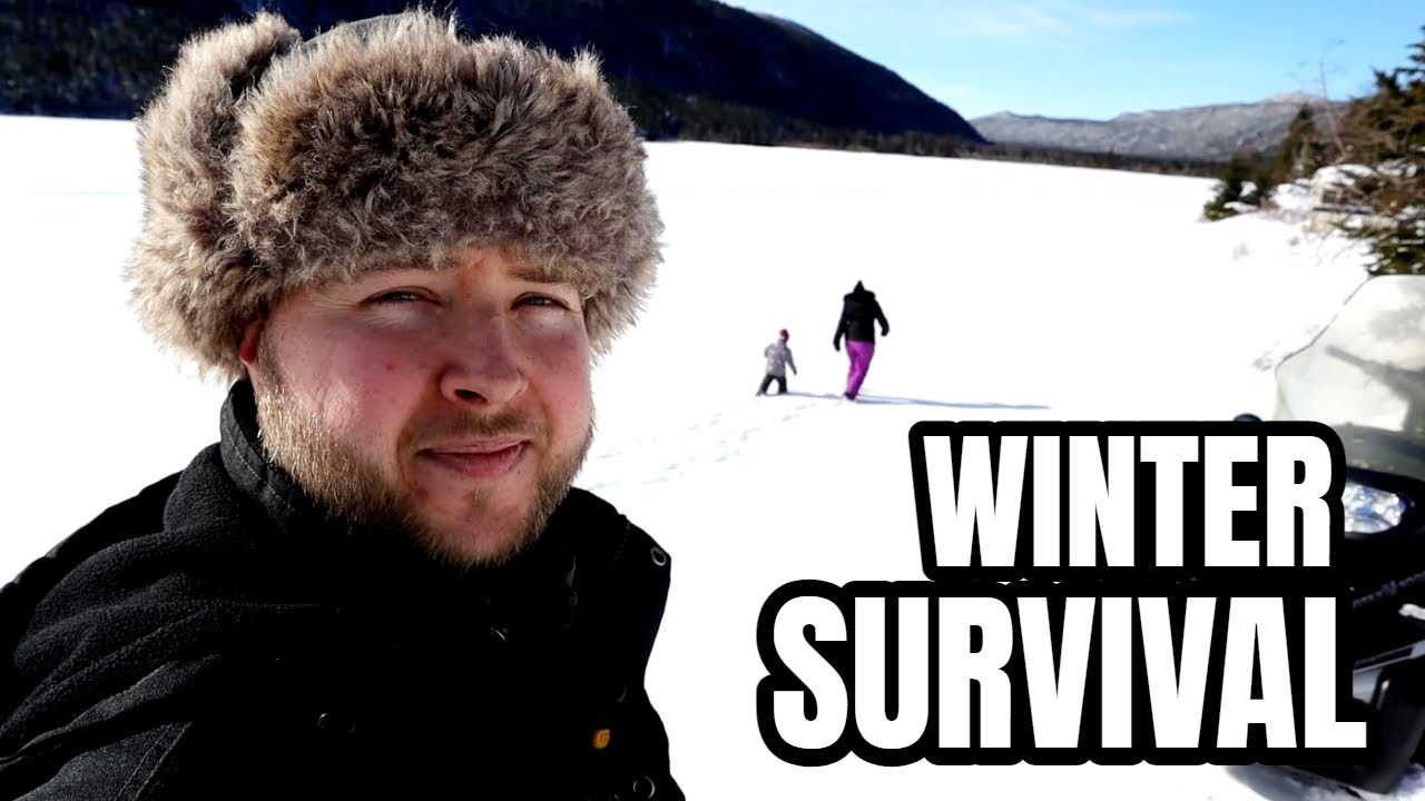How to Survive the COLD - [ Newfoundland Cabin in Winter ] - YouTube