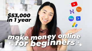 How to Build a $53k Digital Business in 1 Year  *NEW 2024* beginner's guide to making money online