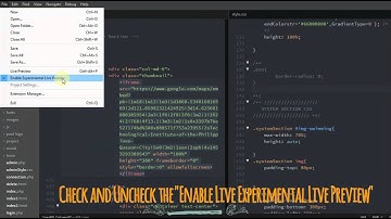 Live Preview Error In Brackets