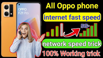 All oppo mobile Net speed fast kese karain || How to fast internet speed in oppo mobile 2022