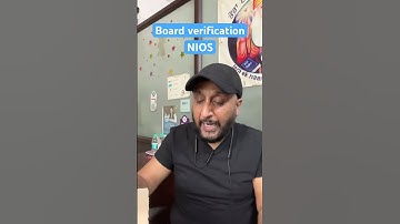 Board verification from NIOS . How it looks. How NIOS send  verification? #youtubeshorts #shorts