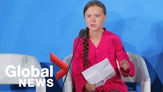 Greta Thunberg blasts world leaders in emotional speech at UN climate summit: 