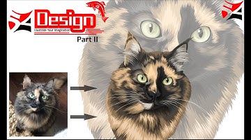 How to make vector art of your cat - tutorial membuat vector pet dengan Coreldraw Part II
