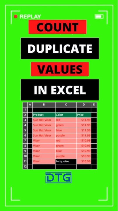 Count Duplicate Values Tips💡#shorts #excelformula #excelshortcuts # ...