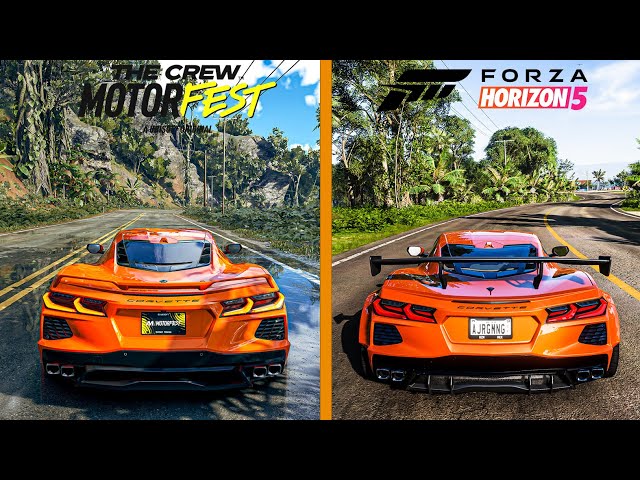 PS5) The Crew Motorfest VS Forza Horizon 5 (XSX) GRAPHICS