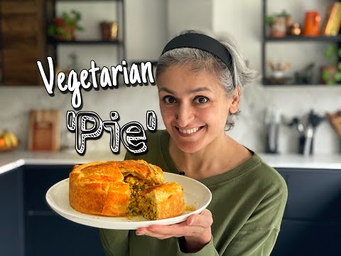VEGETARIAN PIE  Delicious Paneer and Peas Pie  PANEER BHURJI RECIPE  Food with Chetna