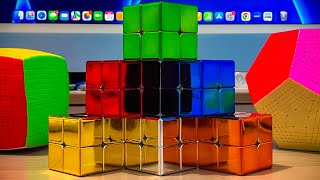 Shiniest 2x2 Rubik's Cubes but SAME COLOR...
