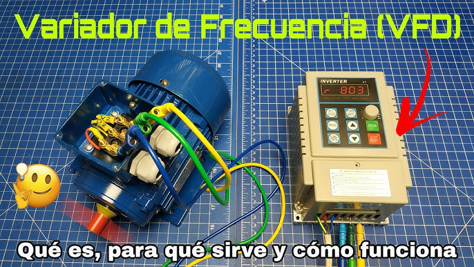 VEVOR VEVOR Variador de Frecuencia VFD 1.5KW 7A 220-250V Convertidor de  Frecuencia Variable Ajustable Variador de Frecuencia Monofásico o Trifásico  Convertidor de Frecuencia 2HP