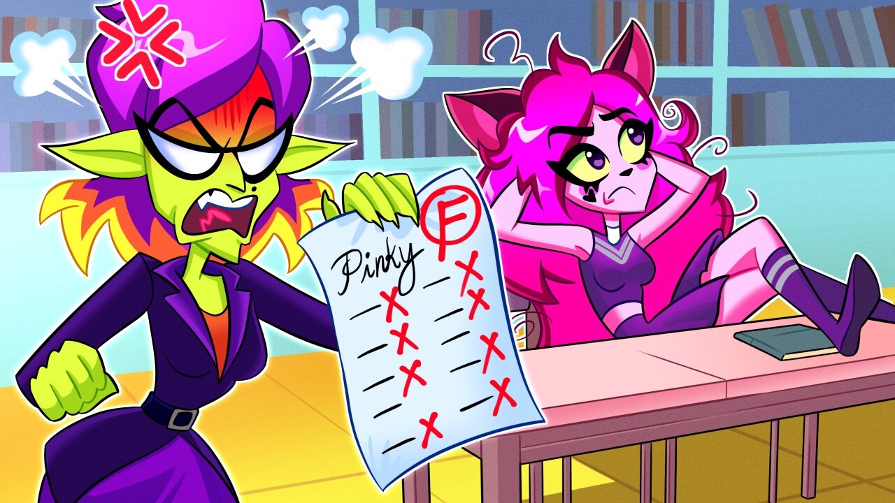 Pinky Becomes a Bad Student 😒 Driving My Teacher Crazy 🤣 Who