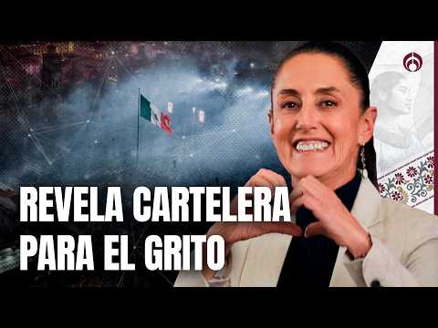 Claudia Sheinbaum announces Intocable and details the artistic lineup for the Independence Day ce...