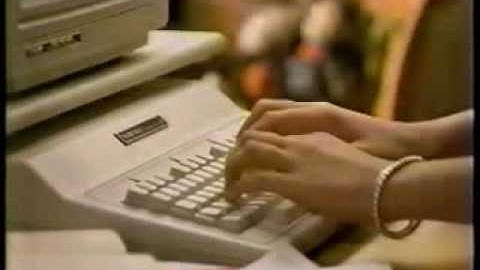 Tandy 1000 EX Commercial