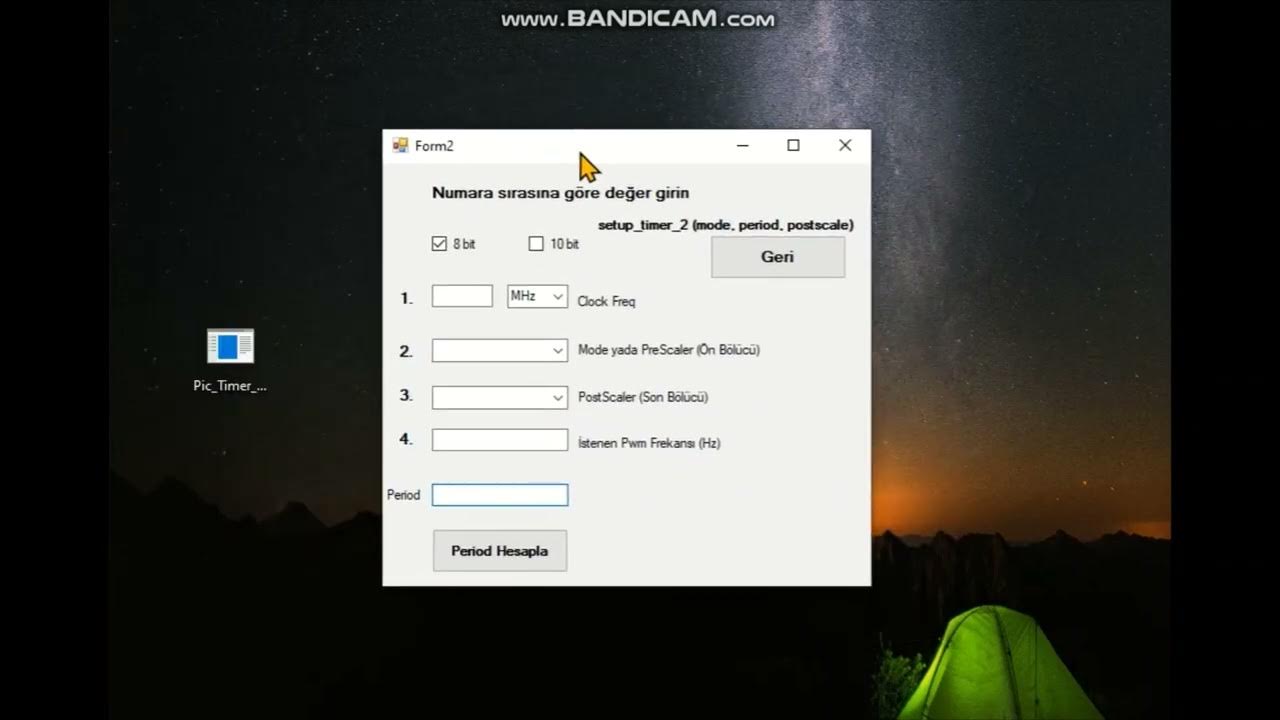 Pic Timer Calculator / Pic Zamanlayıcı Hesaplayıcı YouTube