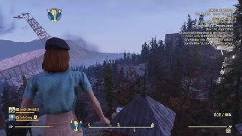 Fallout 76　Super HIGH jump!
