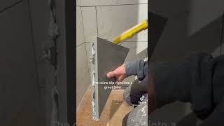 How to install corner shelf for shower