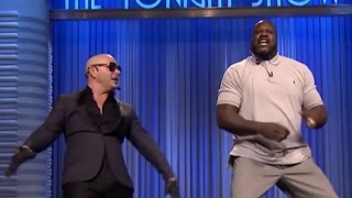 Shaquille O'Neal and Pitbull Face Off Against Jimmy Fallon During Epic 'Lip Sync Battle'