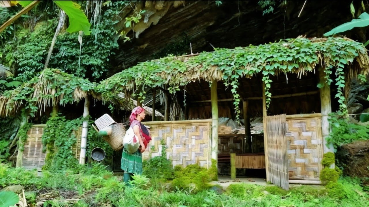 The single mother cleaned up the abandoned house, which was overgrown with weeds, making it spotless