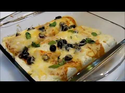 easy bean and rice enchiladas