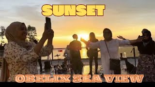 Menikmati Sunset Obelix Sea View Jogja - Keren Abis - Tongkrongan Bikin Fresh segalanya