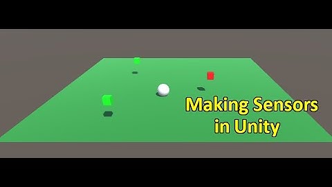 Making Sensors in Unity