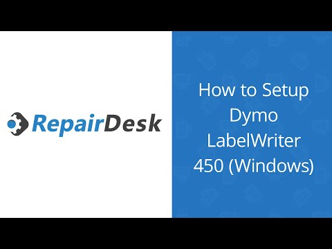 How to Set Up Dymo LabelWriter 450 on Windows with RepairDesk Integration - RepairDesk