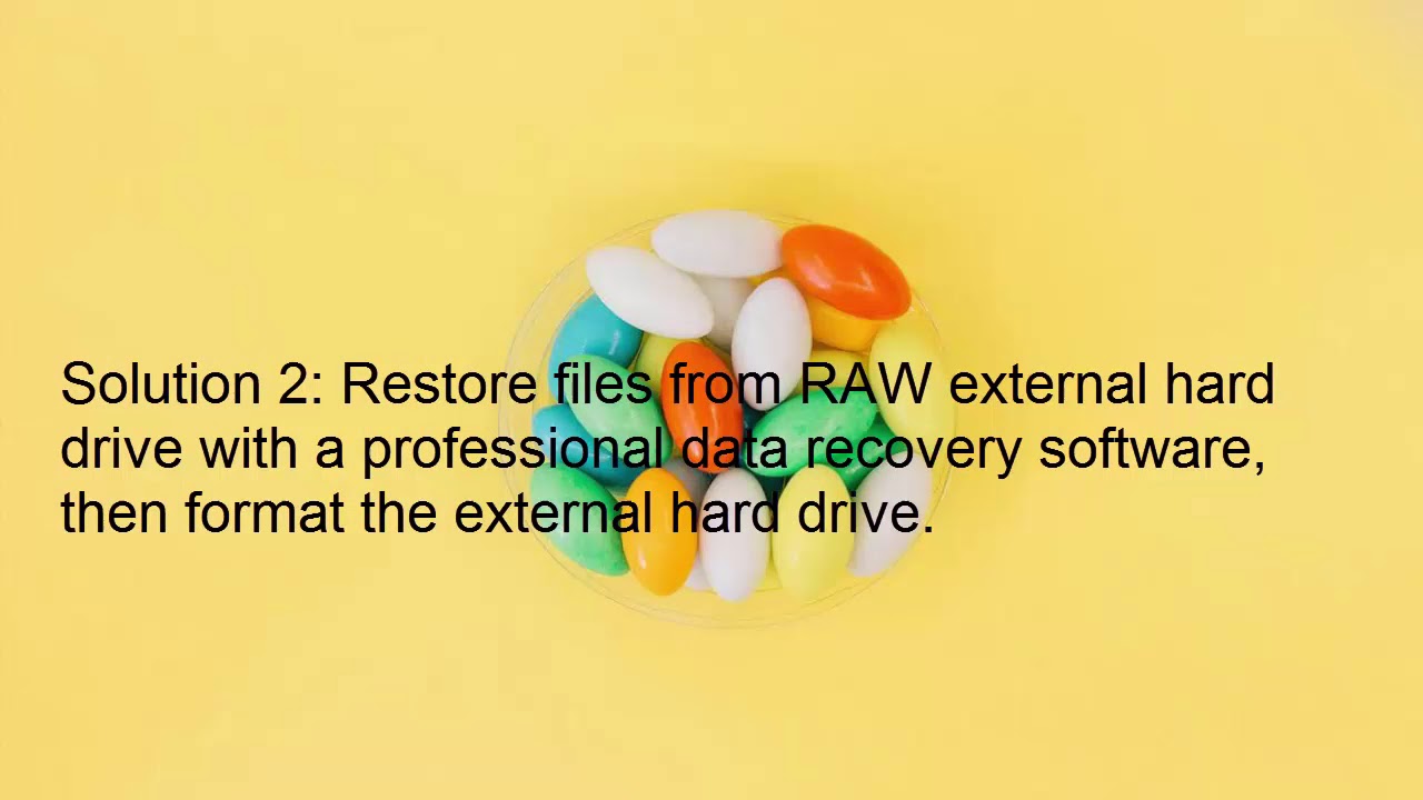 how to repair fix raw external hard drive without data loss youtube fix raw partition without format