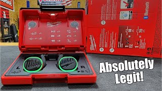 Milwaukee REDLITHIUM USB Bluetooth Jobsite Ear Buds Full Indepth Review