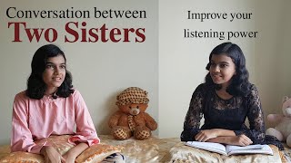 Conversation Between Two Sisters Adrija Biswas