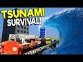 LEGO TSUNAMI DESTROYS LEGO CITY BRIDGE! - Brick Rigs Gameplay Challenge - Lego City Disaster