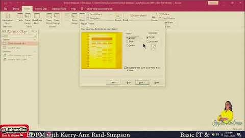 How to create forms and reports in Microsoft Access(Basic)
