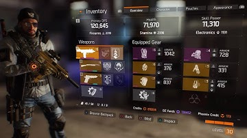 THE DIVISION - LEVEL 32 WEAPONS & GEAR, NEW HIGH END LOOT & MORE! (THE DIVISION 1.01 UPDATE)