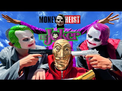 Season 1 || Parkour MONEY HEIST || Golden Mask VS Joker Team (POV Movie by LATOTEM)