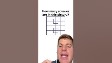 HOW MANY SQUARES ARE THERE?! #shorts #braintest #brainteaser #brainteasers