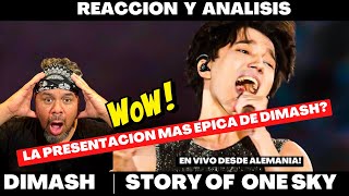 DIMASH cantando en vivo STORY OF ONE SKY! Reaccion y analisis