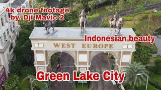 Green Lake City || Indonesia beauty || 4K drone footage by. Dji mavic 2