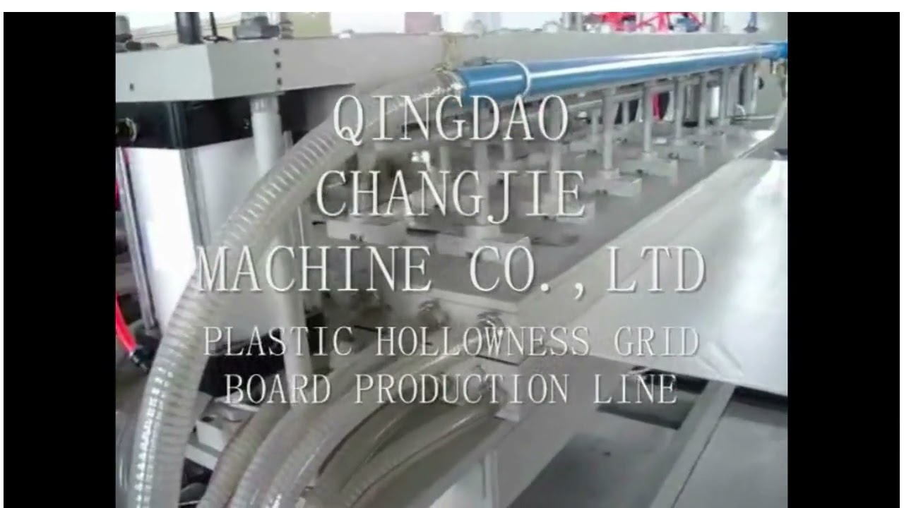 HDPE Hollowness Grid Board Extrusion Production Line
