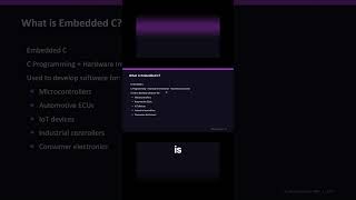 What is Embedded C  #embeddedsystems #embeddedc #MadhavaRaoPatta-MRP