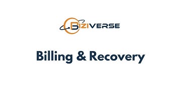 Billing & Payment Recovery - Training Video - Biziverse CRM