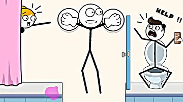 Mr Long Hand All Levels 1-200 Funny Stickman Puzzle Game - (WEEGOON)
